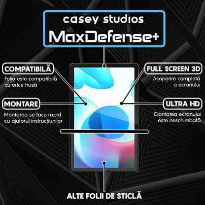 Folie Sticla MaxDefense+ - Realme Pad 10.4" 2021 - Clear