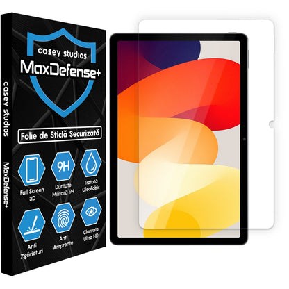 Folie Sticla MaxDefense+ - Xiaomi Redmi Pad SE - Clear