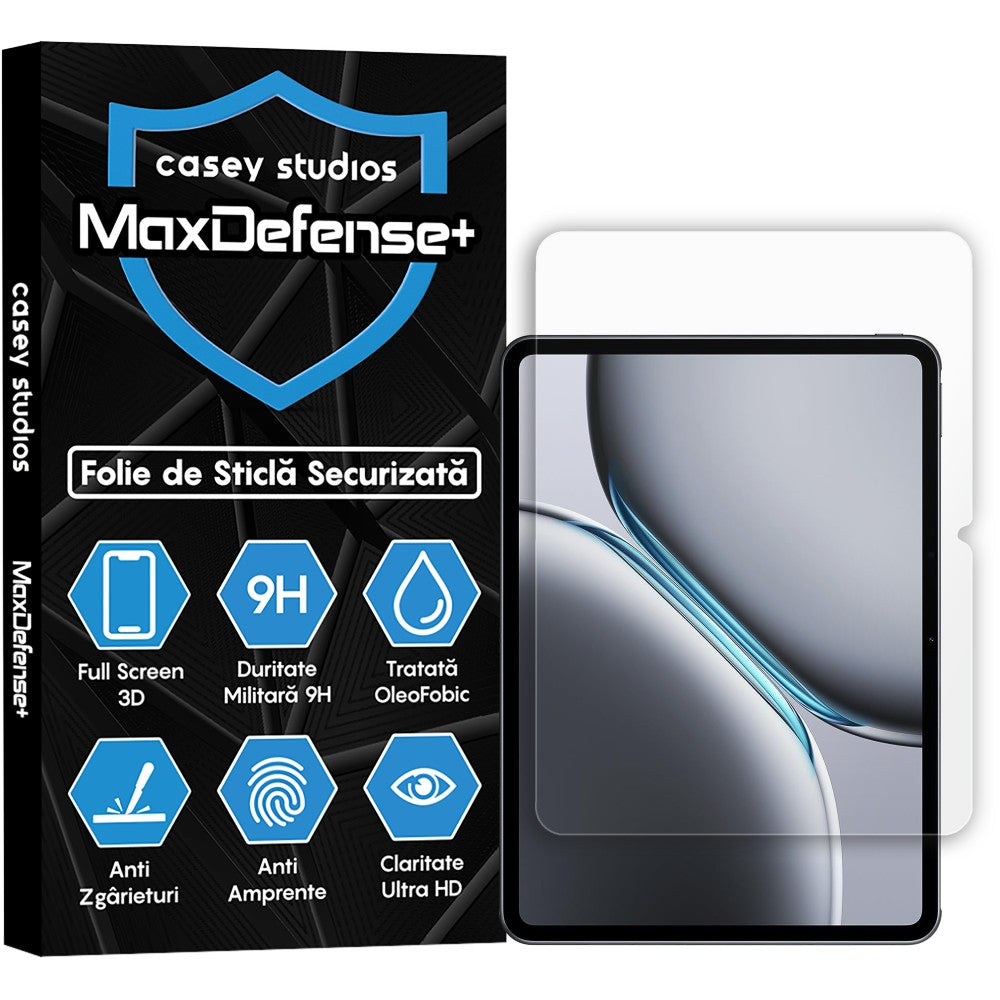 Folie Sticla MaxDefense+ - OnePlus Pad 2 - Clear