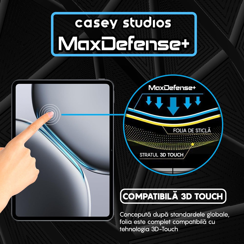 Folie Sticla MaxDefense+ - OnePlus Pad 2 - Clear