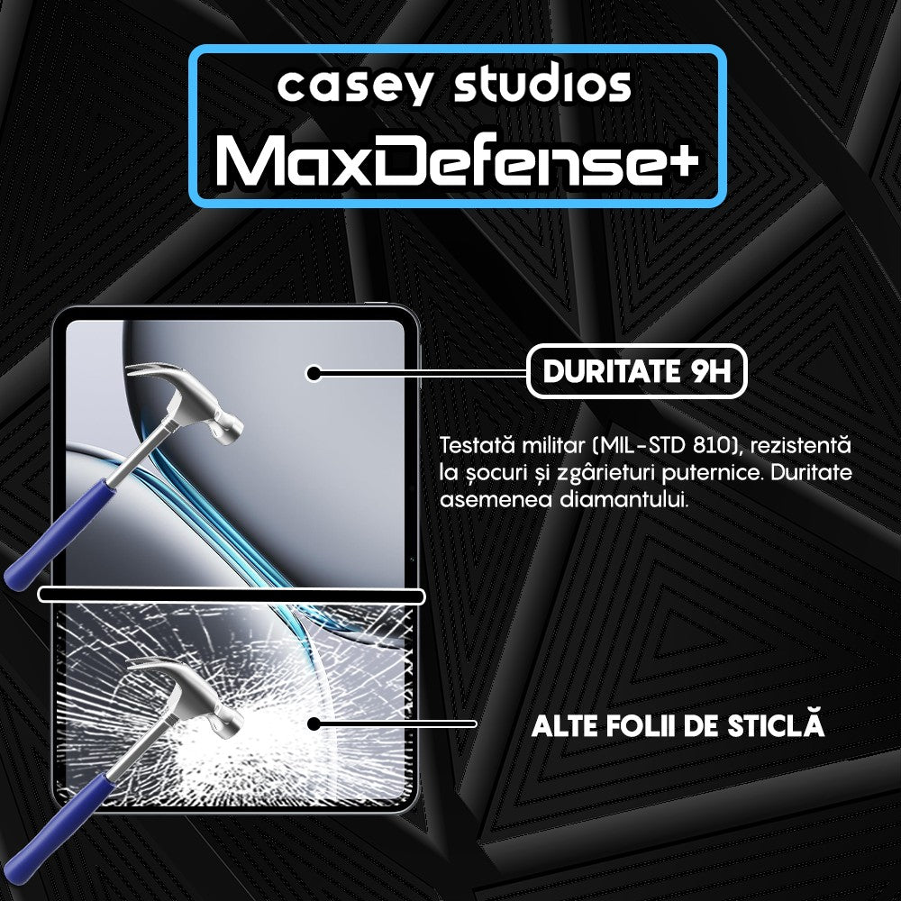 Folie Sticla MaxDefense+ - OnePlus Pad 2 - Clear