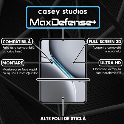 Folie Sticla MaxDefense+ - OnePlus Pad 2 - Clear