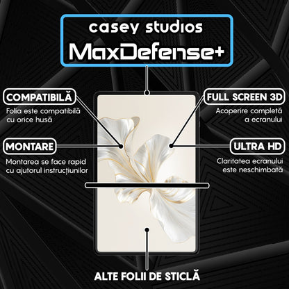 Folie Sticla MaxDefense+ - Honor Pad 9 Pro - Clear