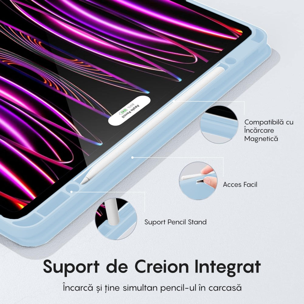 Husa MagneticX - iPad Pro 13 2024 - Albastru