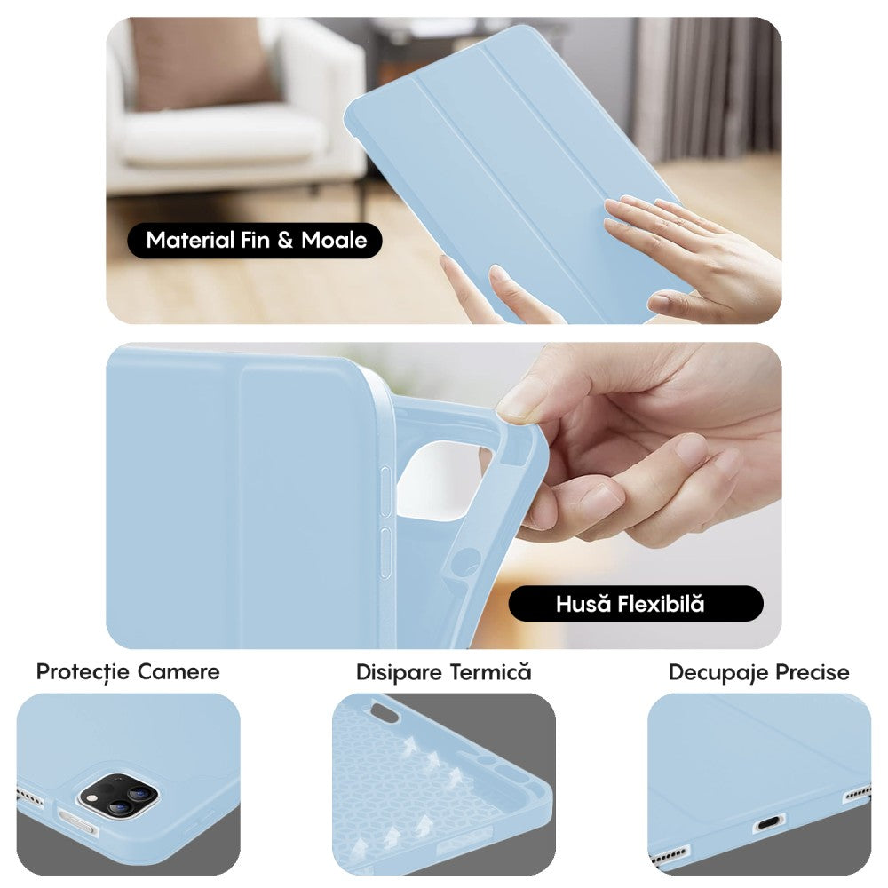Husa MagneticX - iPad Pro 11 2024 - Albastru