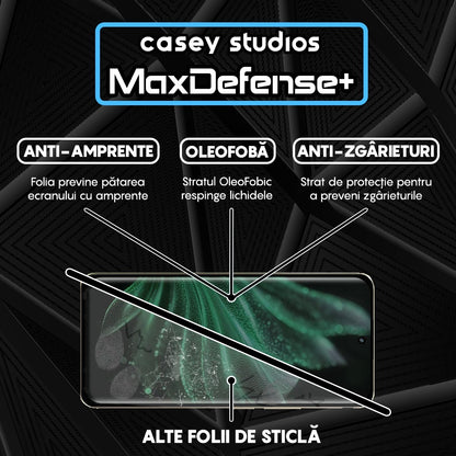 Folie Sticla MaxDefense+ - Realme P2 Pro - Negru