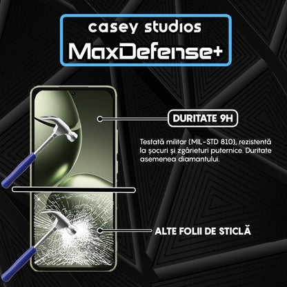 Folie Sticla MaxDefense+ - Xiaomi 14T - Negru