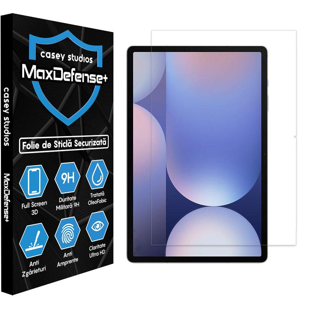Folie Sticla MaxDefense+ - Samsung Galaxy Tab S10+ - Clear