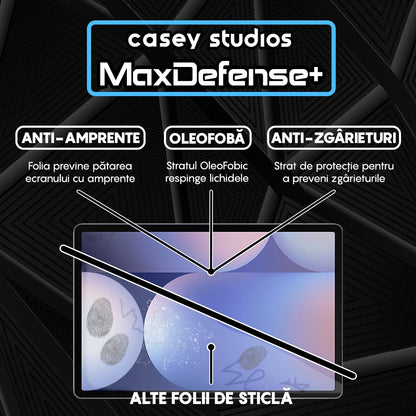 Folie Sticla MaxDefense+ - Samsung Galaxy Tab S10+ - Clear