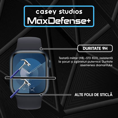 Folie Regenerabila MaxDefense+ - Apple Watch 7/8/9 - 45MM - Negru