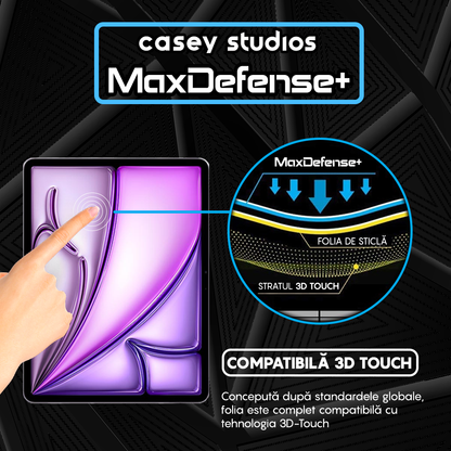 Folie Sticla MaxDefense+ - iPad Air 13 2025 - Clear