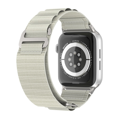 Curea Alpine Adventure - Apple Watch 1/2/3/4/5/6/7/8/9/10/11/SE/SE2/SE3 - 38/40/41/42 MM - Crem