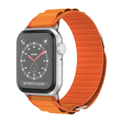 Curea Alpine Adventure - Apple Watch 1/2/3/4/5/6/7/8/9/10/11/SE/SE2/SE3 - 38/40/41/42 MM - Portocaliu