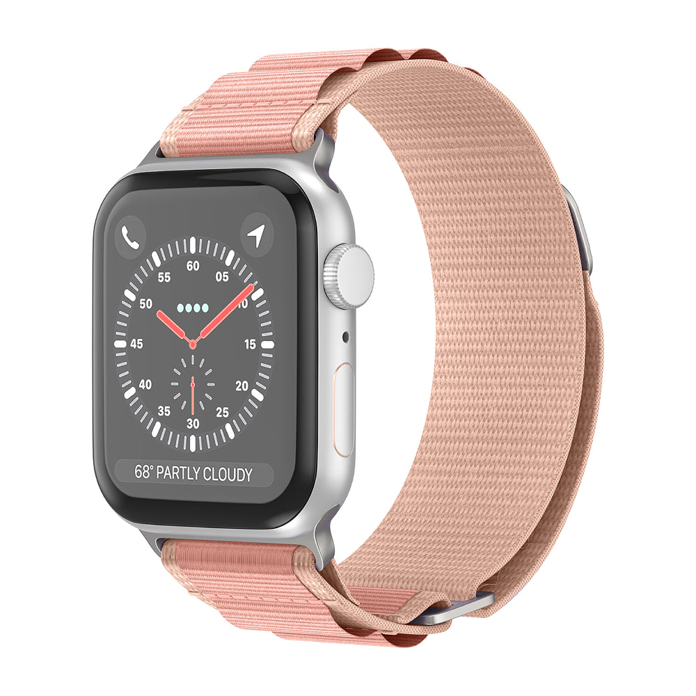 Curea Alpine Adventure - Apple Watch 1/2/3/4/5/6/7/8/9/10/11/SE/SE2/SE3 - 38/40/41/42 MM - Roz