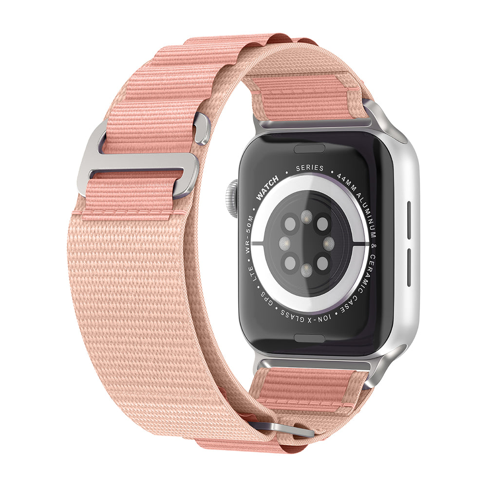 Curea Alpine Adventure - Apple Watch 1/2/3/4/5/6/7/8/9/10/11/SE/SE2/SE3 - 38/40/41/42 MM - Roz