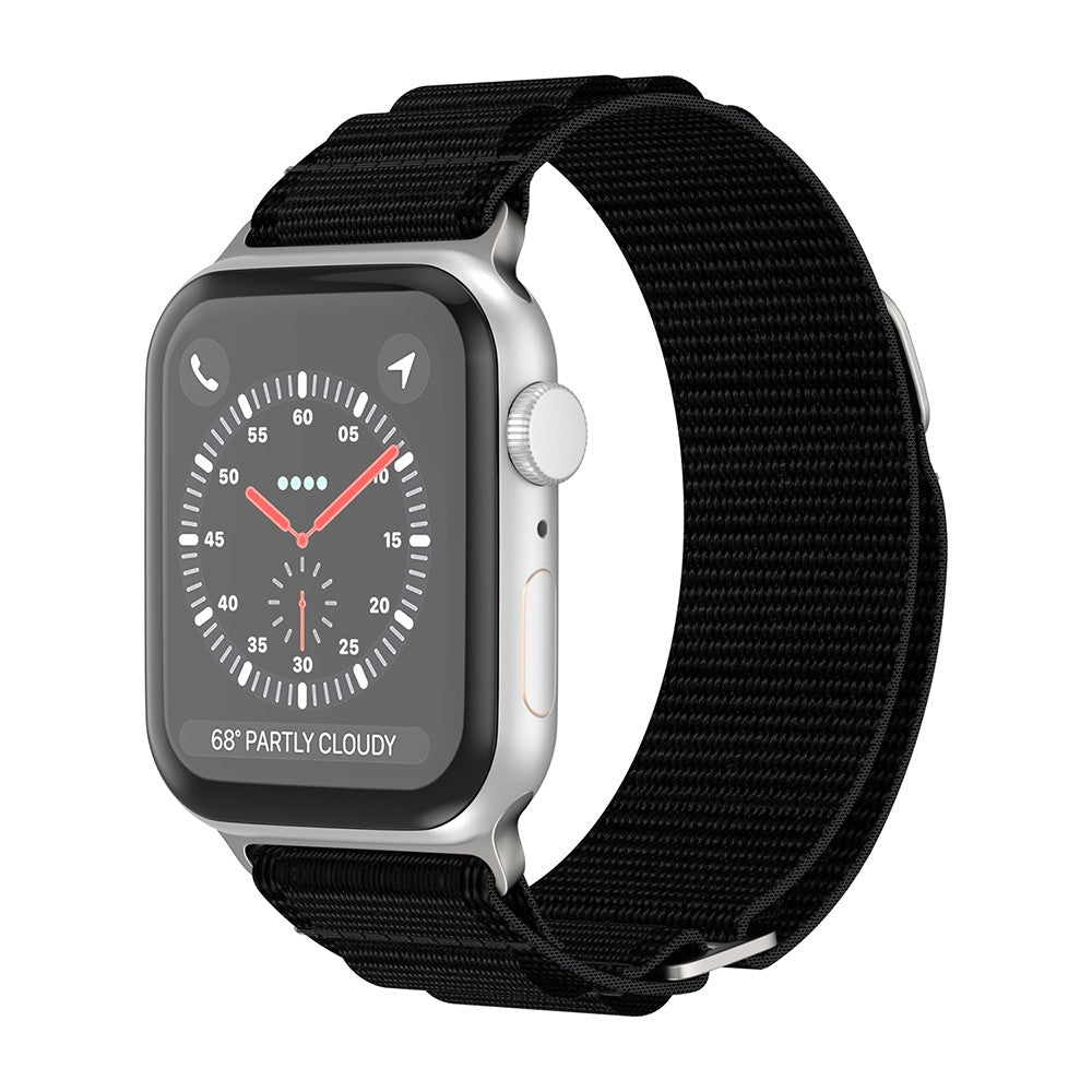 Curea Alpine Adventure - Apple Watch 1/2/3/4/5/6/7/8/9/10/11/SE/SE2/SE3/Ultra 1/Ultra 2/Ultra 3 - 42/44/45/46/49 MM - Negru