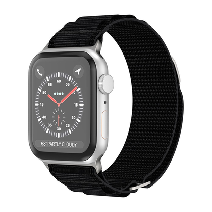 Curea Alpine Adventure - Apple Watch 1/2/3/4/5/6/7/8/9/10/11/SE/SE2/SE3/Ultra 1/Ultra 2/Ultra 3 - 42/44/45/46/49 MM - Negru