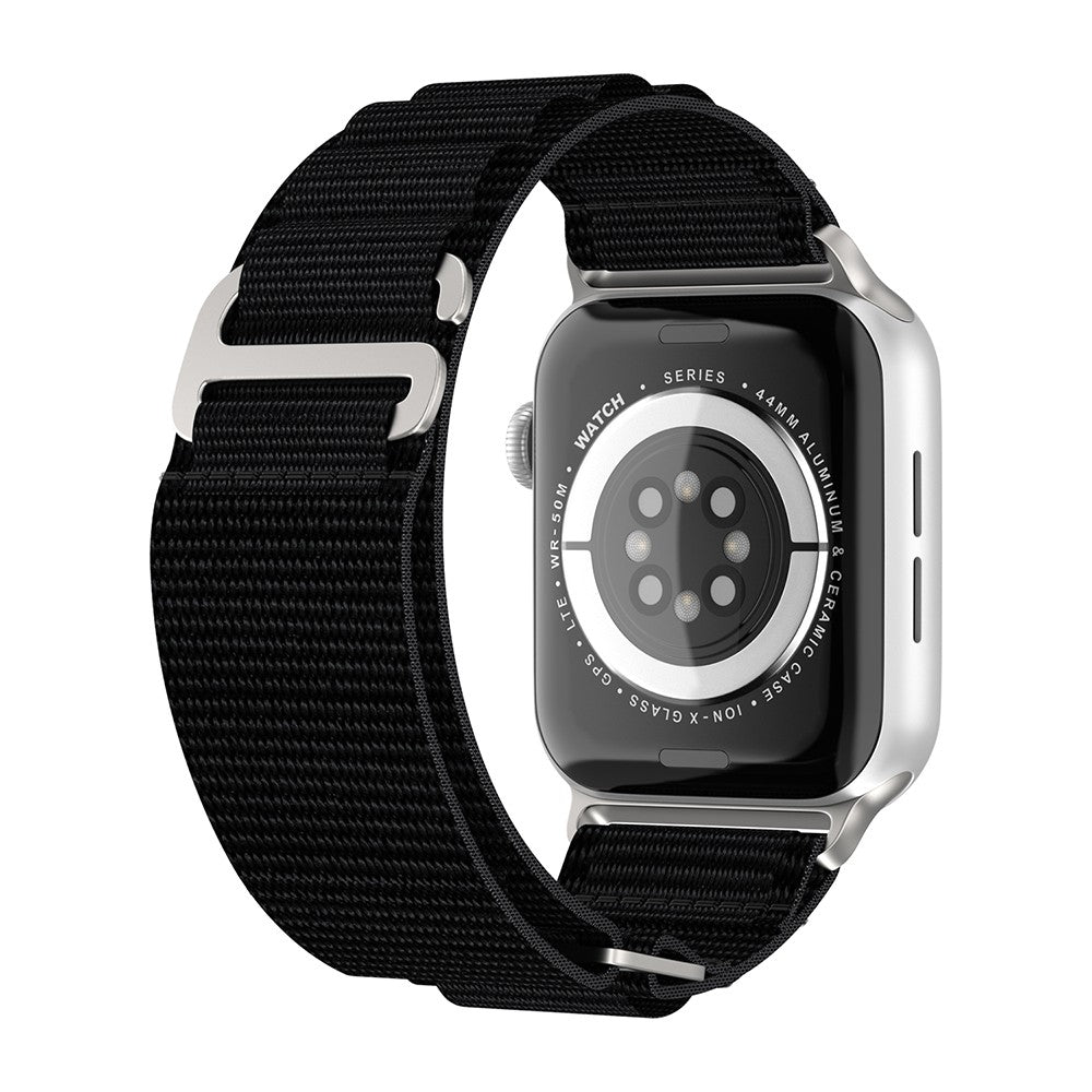 Curea Alpine Adventure - Apple Watch 1/2/3/4/5/6/7/8/9/10/11/SE/SE2/SE3/Ultra 1/Ultra 2/Ultra 3 - 42/44/45/46/49 MM - Negru