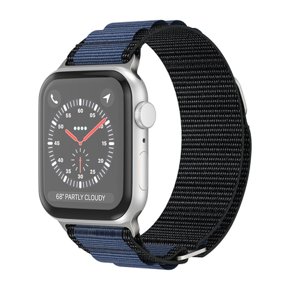 Curea Alpine Adventure - Apple Watch 1/2/3/4/5/6/7/8/9/10/11/SE/SE2/SE3/Ultra 1/Ultra 2/Ultra 3 - 42/44/45/46/49 MM - Albastru Inchis