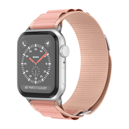 Curea Alpine Adventure - Apple Watch 1/2/3/4/5/6/7/8/9/10/11/SE/SE2/SE3/Ultra 1/Ultra 2/Ultra 3 - 42/44/45/46/49 MM - Roz