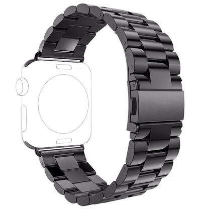 Curea Metallic Link - Apple Watch 1/2/3/4/5/6/7/8/9/10/11/SE/SE2/SE3 - 38/40/41/42 MM - Negru