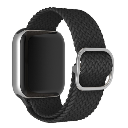 Curea Braided Weave - Apple Watch 1/2/3/4/5/6/7/8/9/10/11/SE/SE2/SE3 - 38/40/41/42 MM - Black