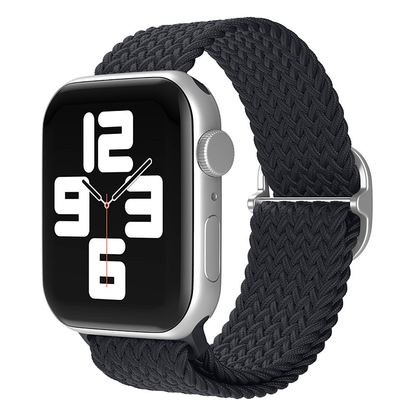 Curea Braided Weave - Apple Watch 1/2/3/4/5/6/7/8/9/10/11/SE/SE2/SE3 - 38/40/41/42 MM - Charcoal