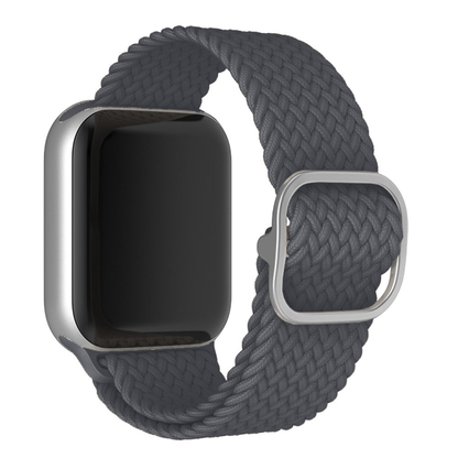 Curea Braided Weave - Apple Watch 1/2/3/4/5/6/7/8/9/10/11/SE/SE2/SE3 - 38/40/41/42 MM - Space Gray