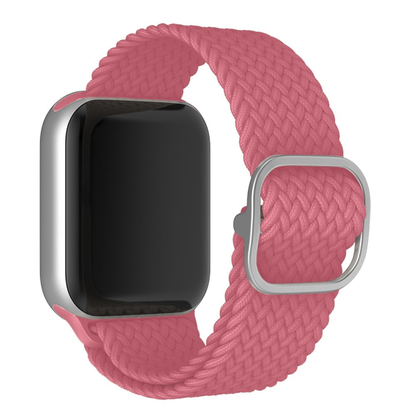 Curea Braided Weave - Apple Watch 1/2/3/4/5/6/7/8/9/10/11/SE/SE2/SE3 - 38/40/41/42 MM - Pink