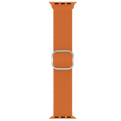 Curea Braided Weave - Apple Watch 1/2/3/4/5/6/7/8/9/10/11/SE/SE2/SE3 - 38/40/41/42 MM - Hermes Orange
