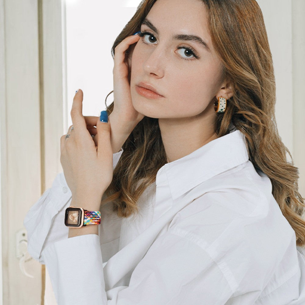 Curea Braided Weave - Apple Watch 1/2/3/4/5/6/7/8/9/10/11/SE/SE2/SE3/Ultra 1/Ultra 2/Ultra 3 - 42/44/45/46/49 MM - Mixed Colors