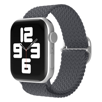 Curea Braided Weave - Apple Watch 1/2/3/4/5/6/7/8/9/10/11/SE/SE2/SE3/Ultra 1/Ultra 2/Ultra 3 - 42/44/45/46/49 MM - Space Gray