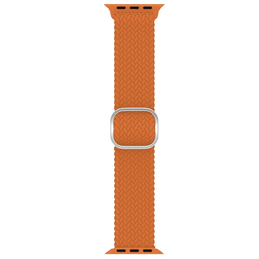 Curea Braided Weave - Apple Watch 1/2/3/4/5/6/7/8/9/10/11/SE/SE2/SE3/Ultra 1/Ultra 2/Ultra 3 - 42/44/45/46/49 MM - Hermes Orange