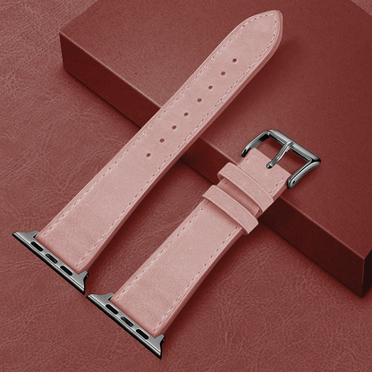 Curea Leather Heritage - Apple Watch 1/2/3/4/5/6/7/8/9/10/11/SE/SE2/SE3 - 38/40/41/42 MM - Roz