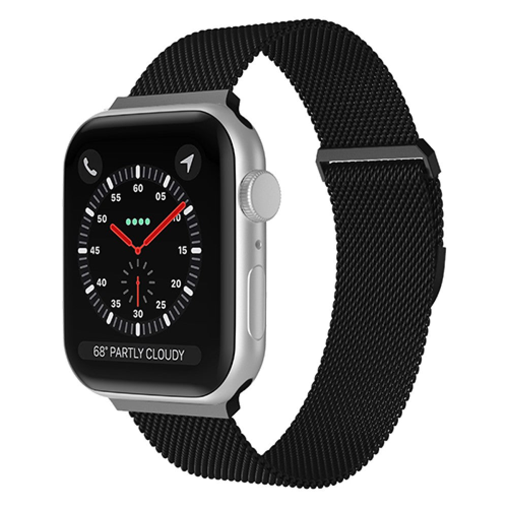 Curea Milanese Duo - Apple Watch 1/2/3/4/5/6/7/8/9/10/11/SE/SE2/SE3 - 38/40/41/42 MM - Black
