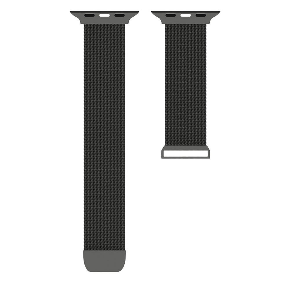 Curea Milanese Duo - Apple Watch 1/2/3/4/5/6/7/8/9/10/11/SE/SE2/SE3 - 38/40/41/42 MM - Dark Gray