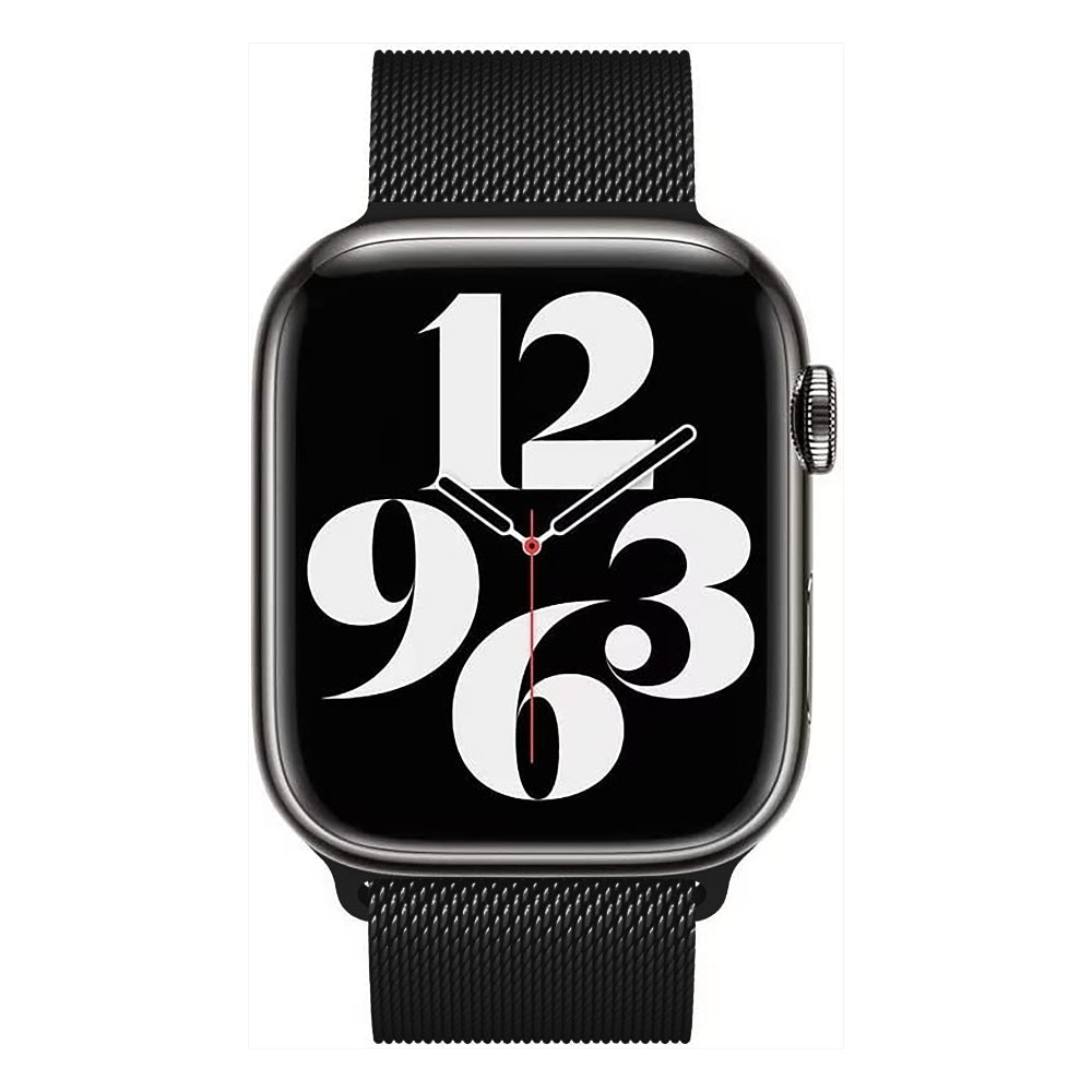 Curea Milanese Duo - Apple Watch 1/2/3/4/5/6/7/8/9/10/11/SE/SE2/SE3 - 38/40/41/42 MM - Dark Gray