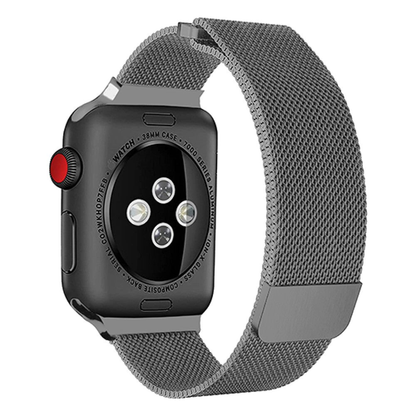 Curea Milanese Duo - Apple Watch 1/2/3/4/5/6/7/8/9/10/11/SE/SE2/SE3 - 38/40/41/42 MM - Silver