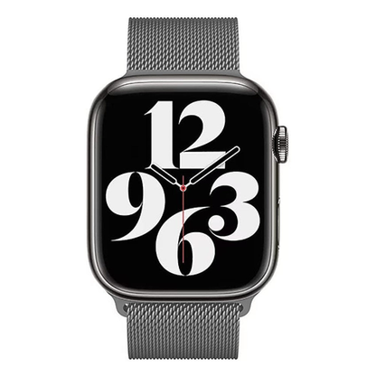 Curea Milanese Duo - Apple Watch 1/2/3/4/5/6/7/8/9/10/11/SE/SE2/SE3 - 38/40/41/42 MM - Silver