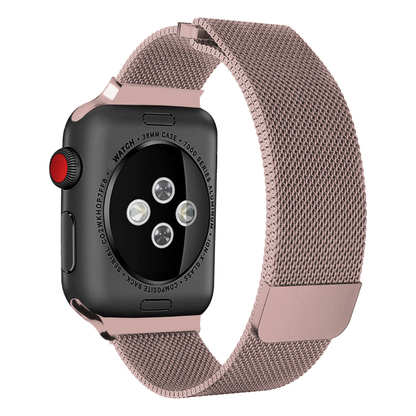 Curea Milanese Duo - Apple Watch 1/2/3/4/5/6/7/8/9/10/11/SE/SE2/SE3 - 38/40/41/42 MM - Rose Pink
