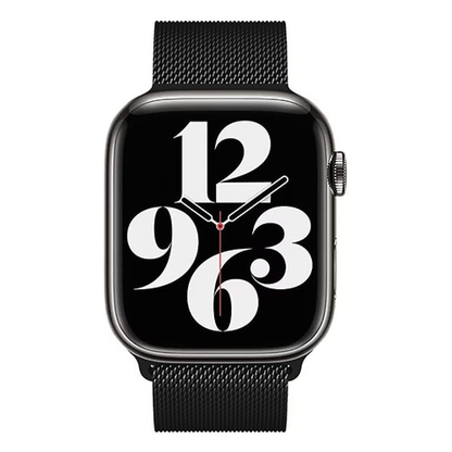 Curea Milanese Duo - Apple Watch 1/2/3/4/5/6/7/8/9/10/11/SE/SE2/SE3/Ultra 1/Ultra 2/Ultra 3 - 42/44/45/46/49 MM - Black