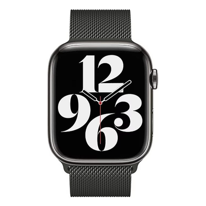 Curea Milanese Duo - Apple Watch 1/2/3/4/5/6/7/8/9/10/11/SE/SE2/SE3/Ultra 1/Ultra 2/Ultra 3 - 42/44/45/46/49 MM - Dark Gray