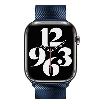 Curea Milanese Duo - Apple Watch 1/2/3/4/5/6/7/8/9/10/11/SE/SE2/SE3/Ultra 1/Ultra 2/Ultra 3 - 42/44/45/46/49 MM - Blue