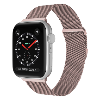 Curea Milanese Duo - Apple Watch 1/2/3/4/5/6/7/8/9/10/11/SE/SE2/SE3/Ultra 1/Ultra 2/Ultra 3 - 42/44/45/46/49 MM - Rose Pink