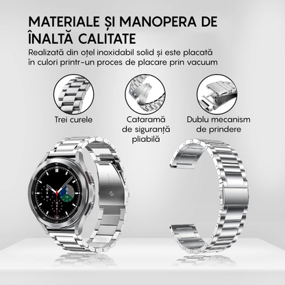 Curea Metallic Link - Samsung Galaxy Watch S3 Frontier/S3 Classic/3 45mm/46mm/Gear S3 - 22mm - Silver
