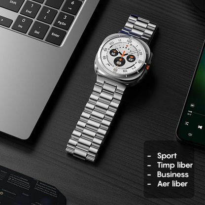 Curea Metallic Link - Samsung Galaxy Watch Ultra - Silver