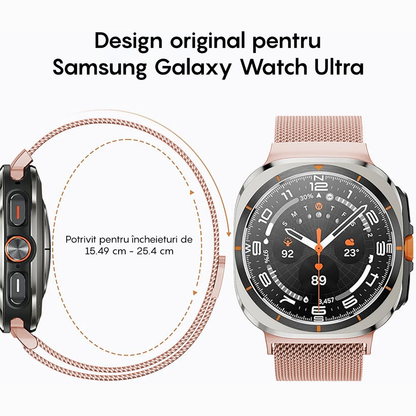 Curea Milanese Essential - Samsung Galaxy Watch Ultra - Pink Sand