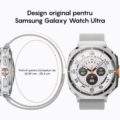 Curea Milanese Essential - Samsung Galaxy Watch Ultra - Silver
