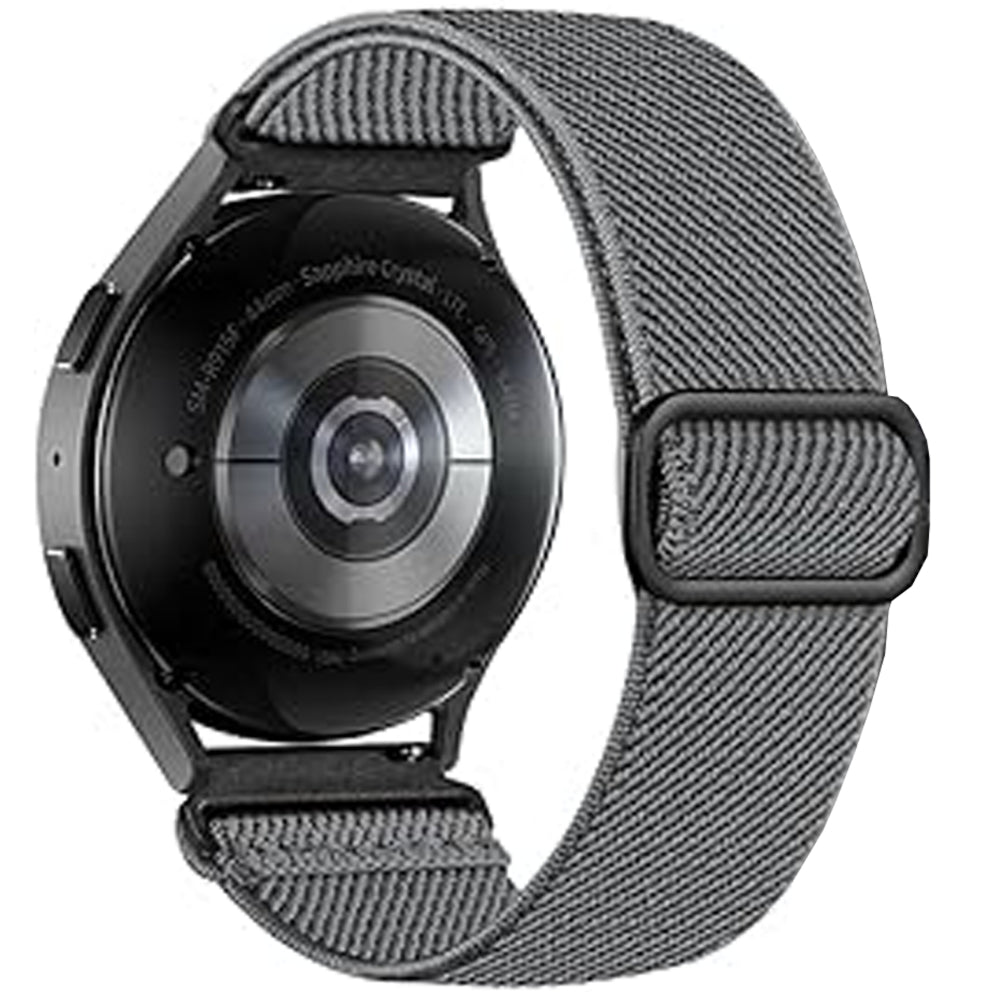 Curea Braided Classic - Samsung Galaxy Watch 7/6/6 Classic/5 Pro/5/4/4 Classic/3 41mm/42 mm/Active 2/Active/FE - 20mm - Gri