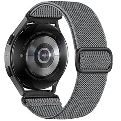 Curea Braided Classic - Samsung Galaxy Watch 7/6/6 Classic/5 Pro/5/4/4 Classic/3 41mm/42 mm/Active 2/Active/FE - 20mm - Gri